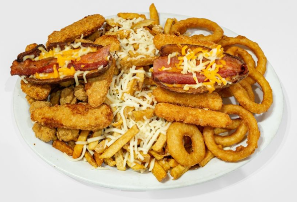 Arranged Food and Objects
