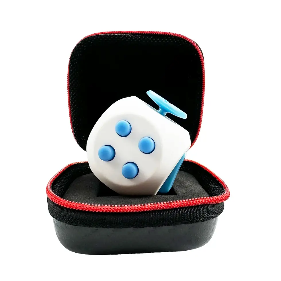 Thumbnail: Fidget Cube Toy,EDC Fidgeting Anti Stress Relief Toys,Anxiety Antistress