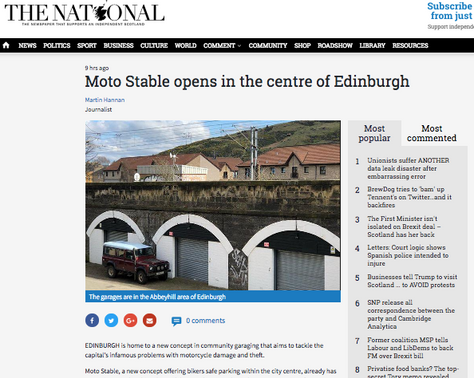 THE NATIONAL: Moto Stable opens in the centre of Edinburgh