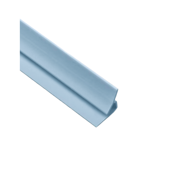 hygienic cladding sky blue internal corner