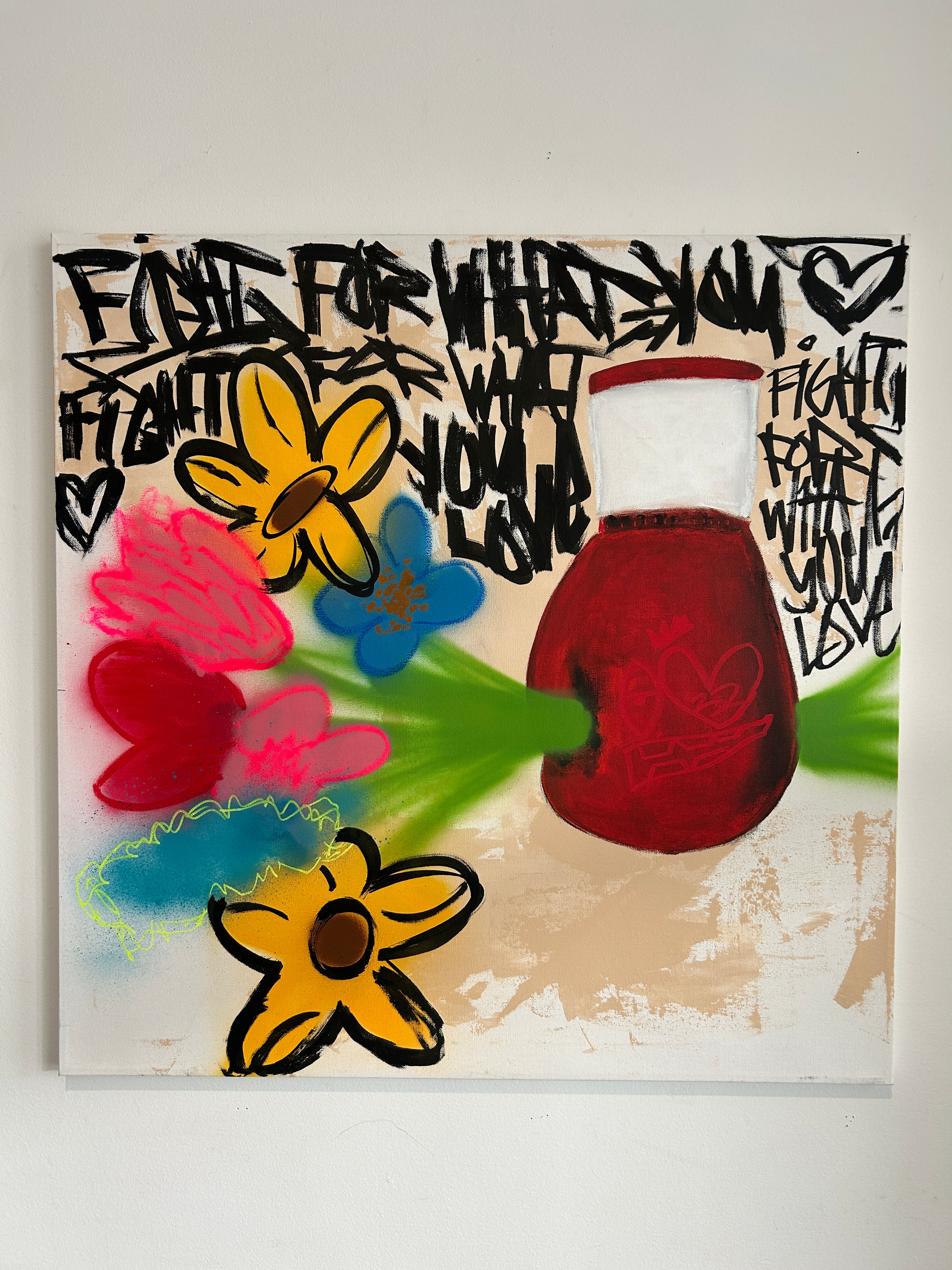 Fight for What You Love (30” x 30”)
