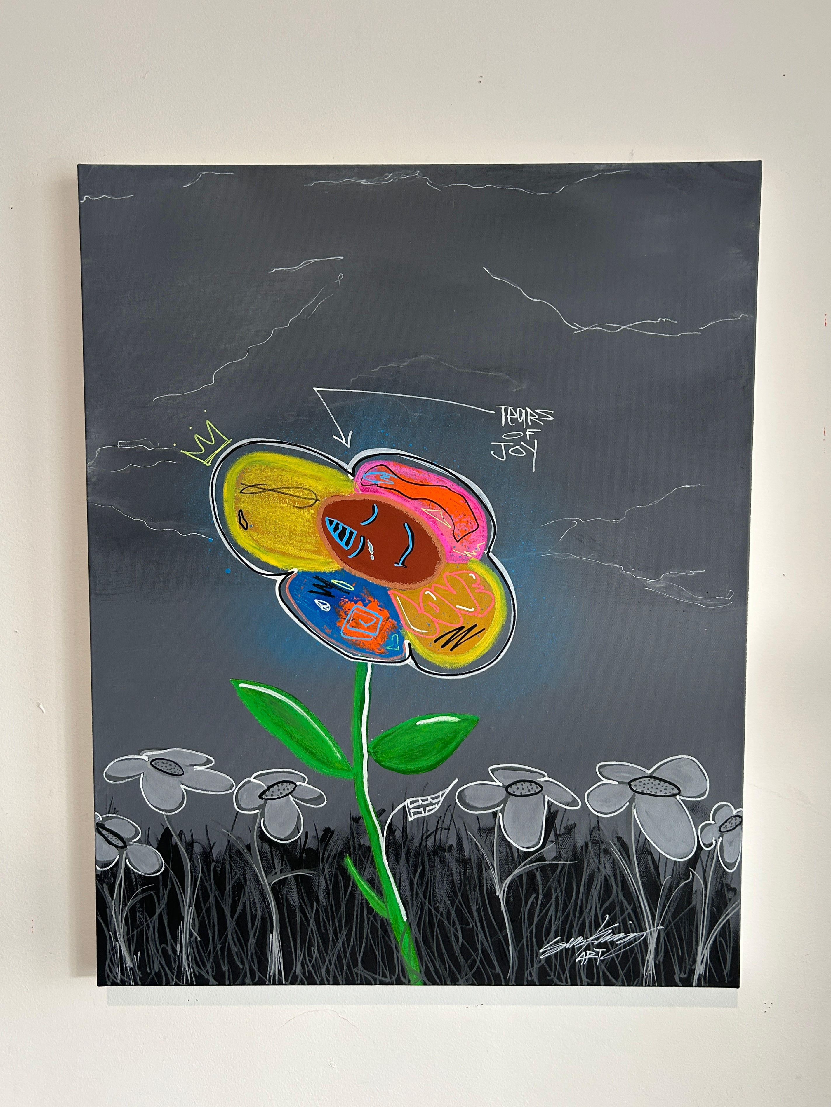 Born to Stand Out (24” x 30” x 2”)