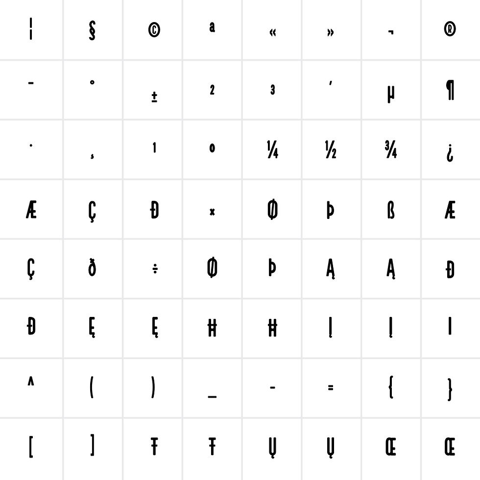 Thumbnail: Local Brewery Sans (Eight) Font