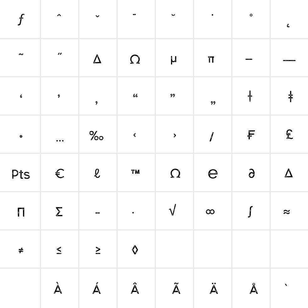 Thumbnail: Northwoods Roughest Font
