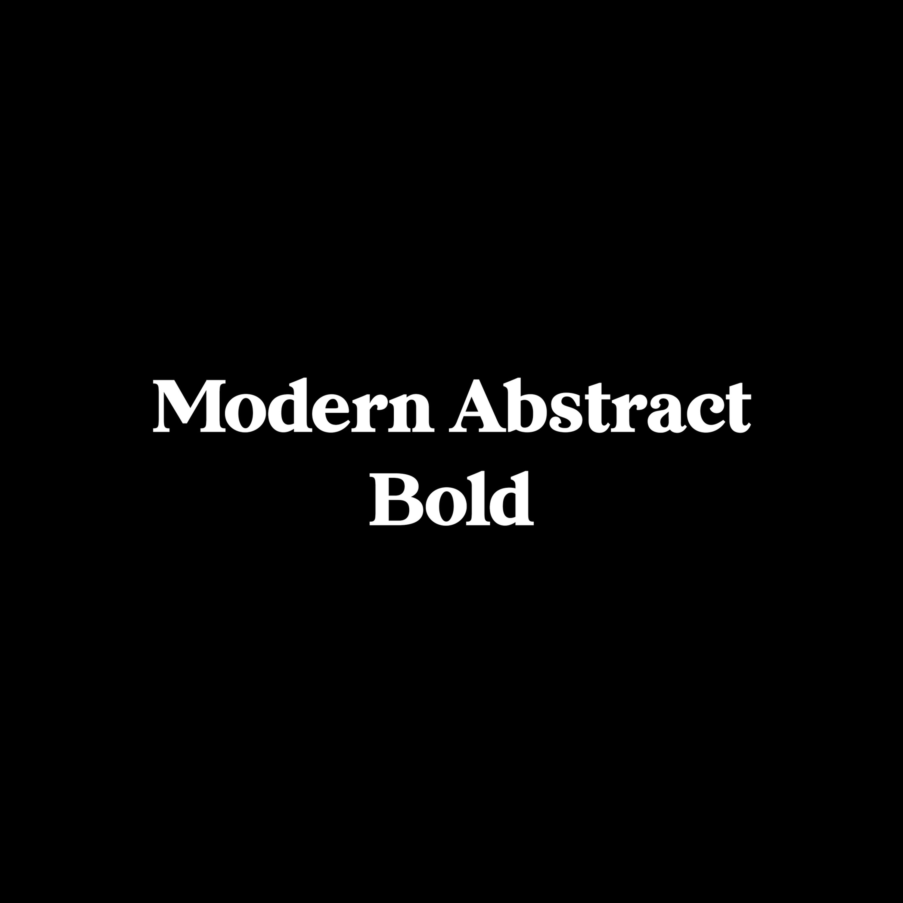 Modern Abstract Bold Font - 1 User
