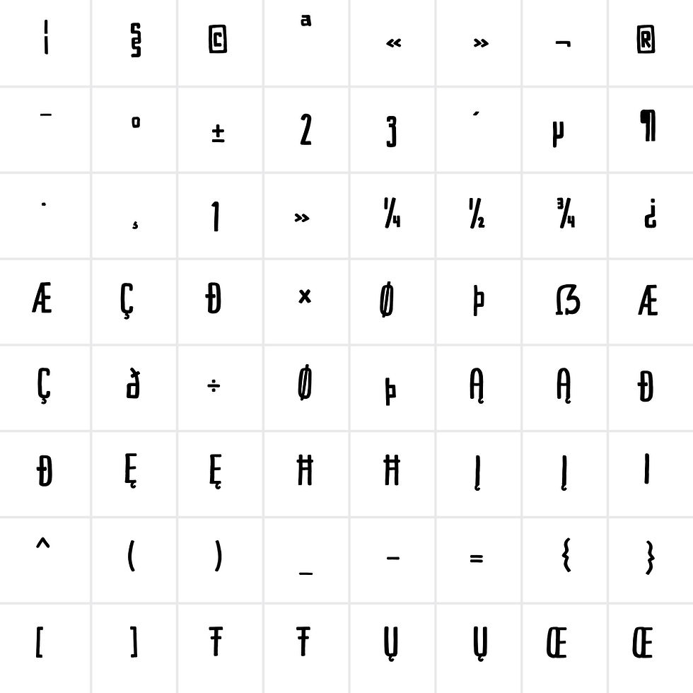 Thumbnail: Mimbie Semi-Bold Font