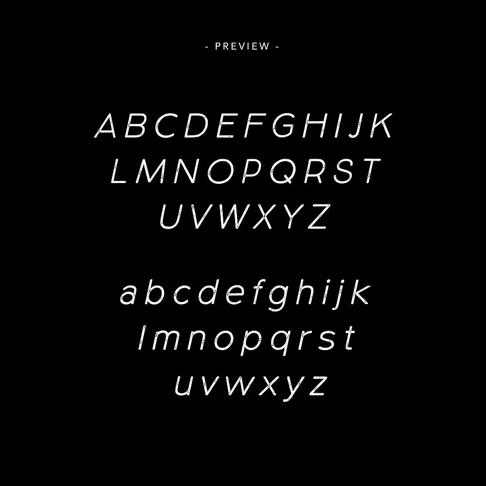 Thumbnail: Northwoods Roughest Light Italic Font