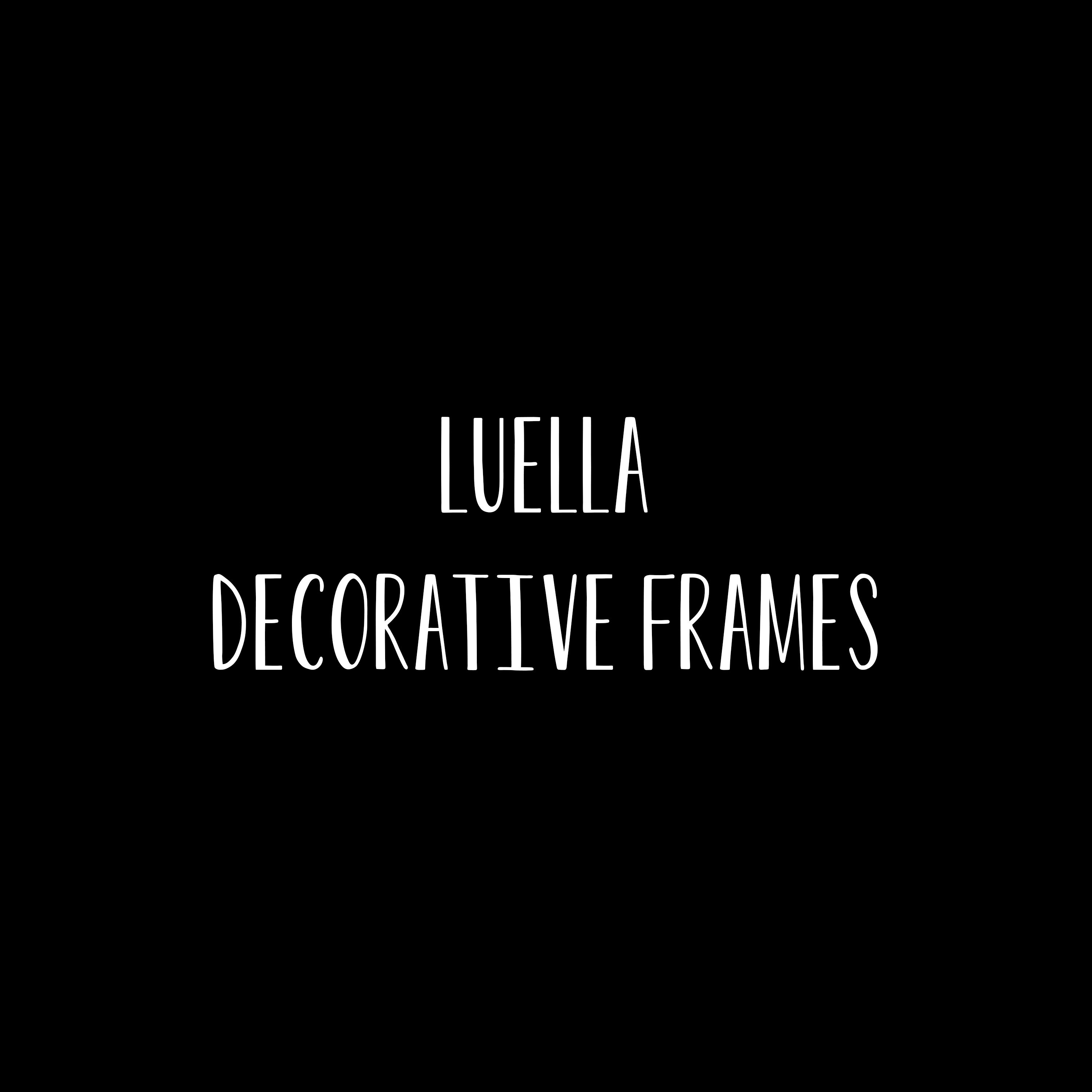 Luella Decorative Frames Font & Vector Art