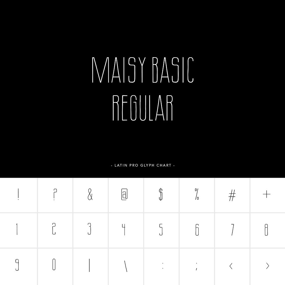 Thumbnail: Maisy Basic Font