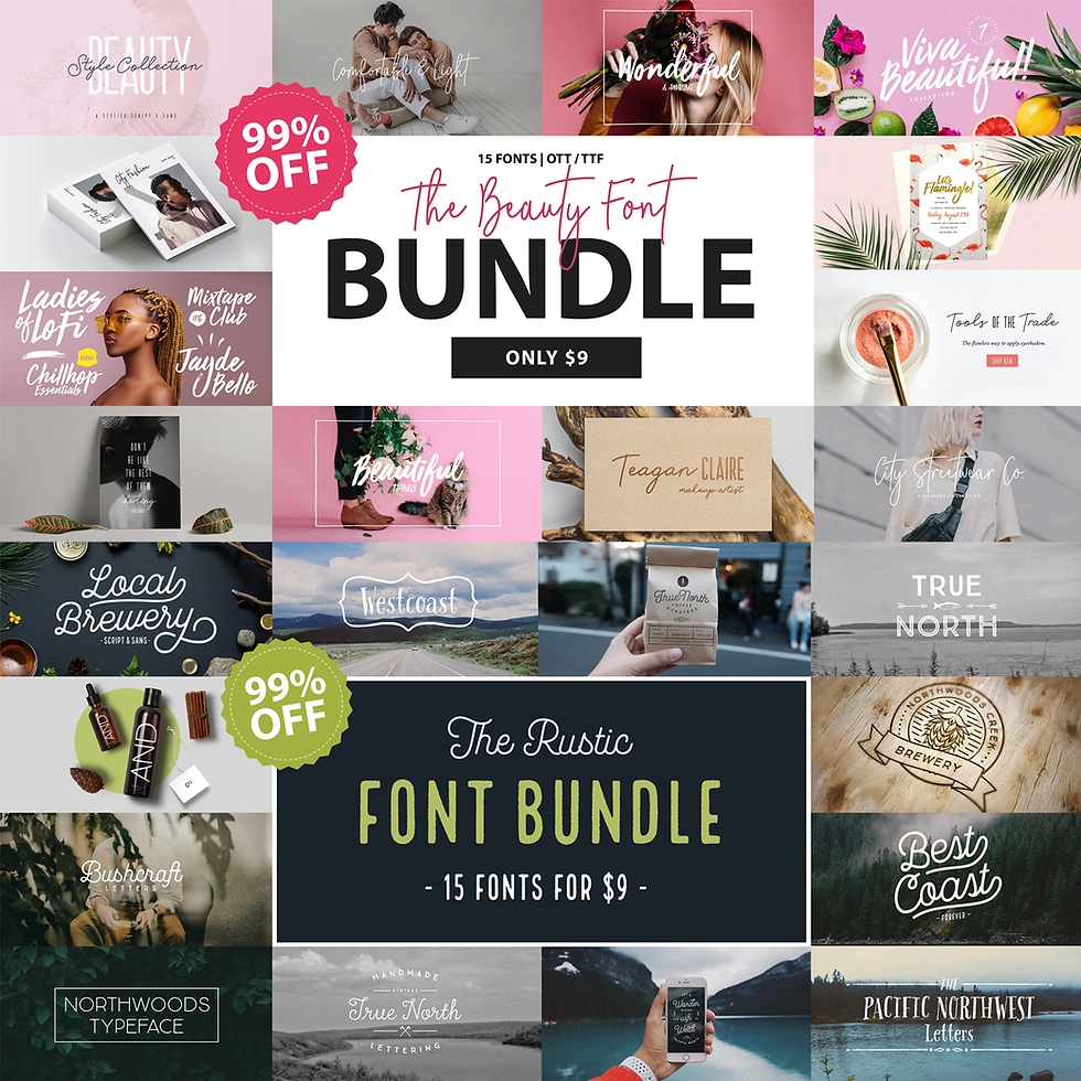 Thumbnail: Mega Font Bundle - 1 User