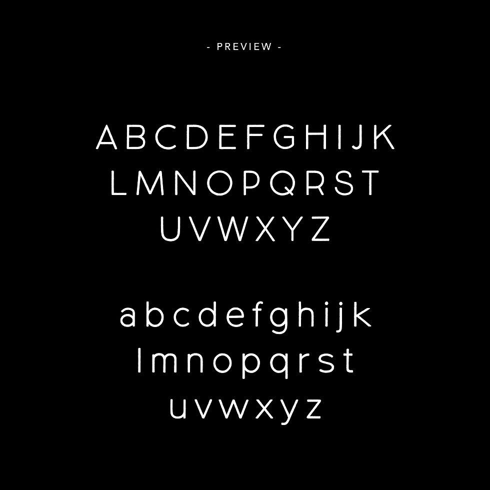 Thumbnail: Northwoods Light Font