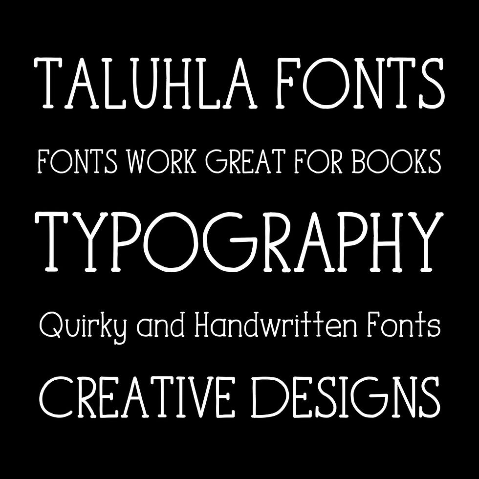 Thumbnail: Taluhla Bold Font
