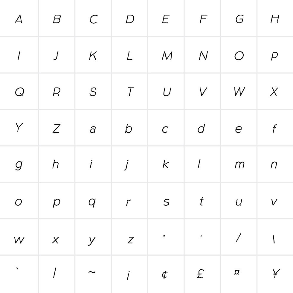 Thumbnail: Northwoods Rougher Light Italic Font