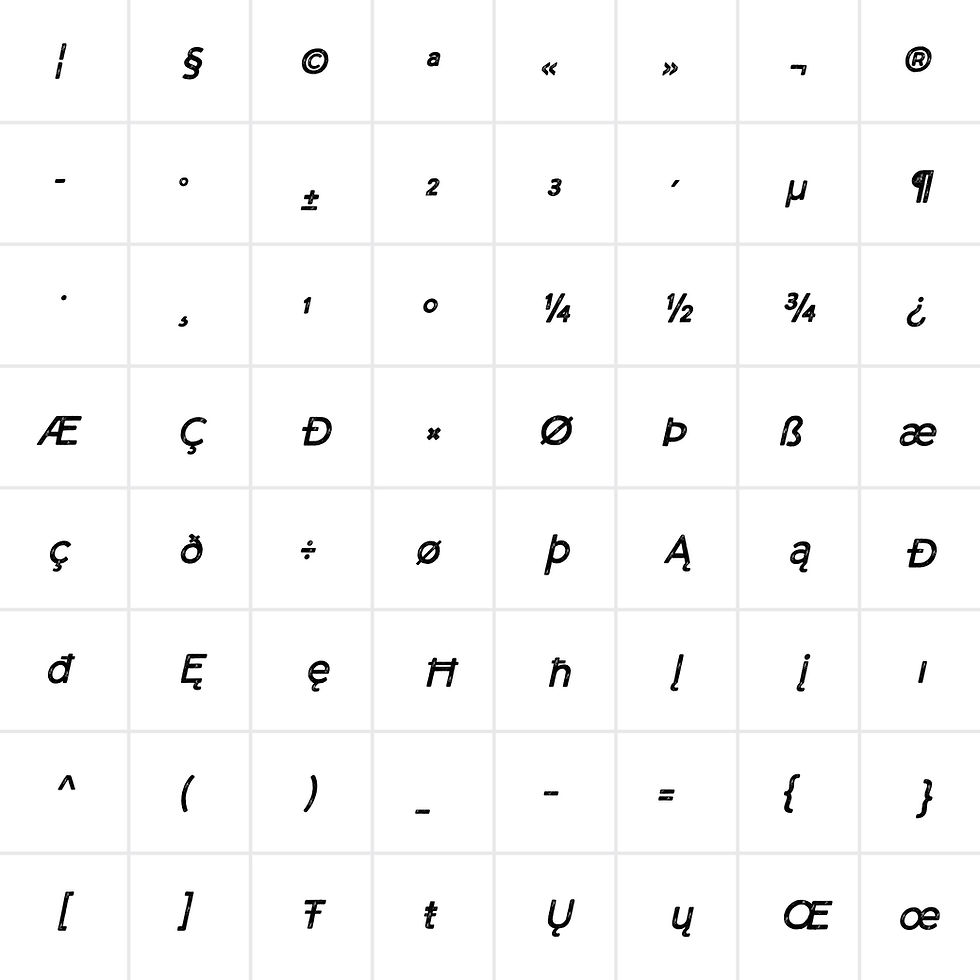 Thumbnail: Northwoods Rougher Bold Italic Font