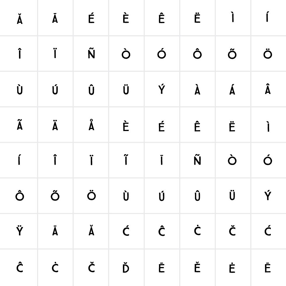 Thumbnail: True North Font