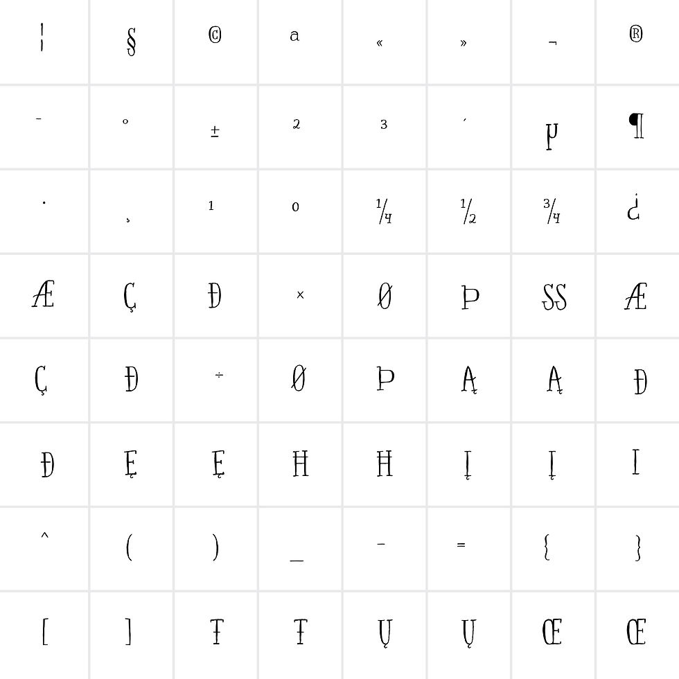 Thumbnail: Local Market Regular Font