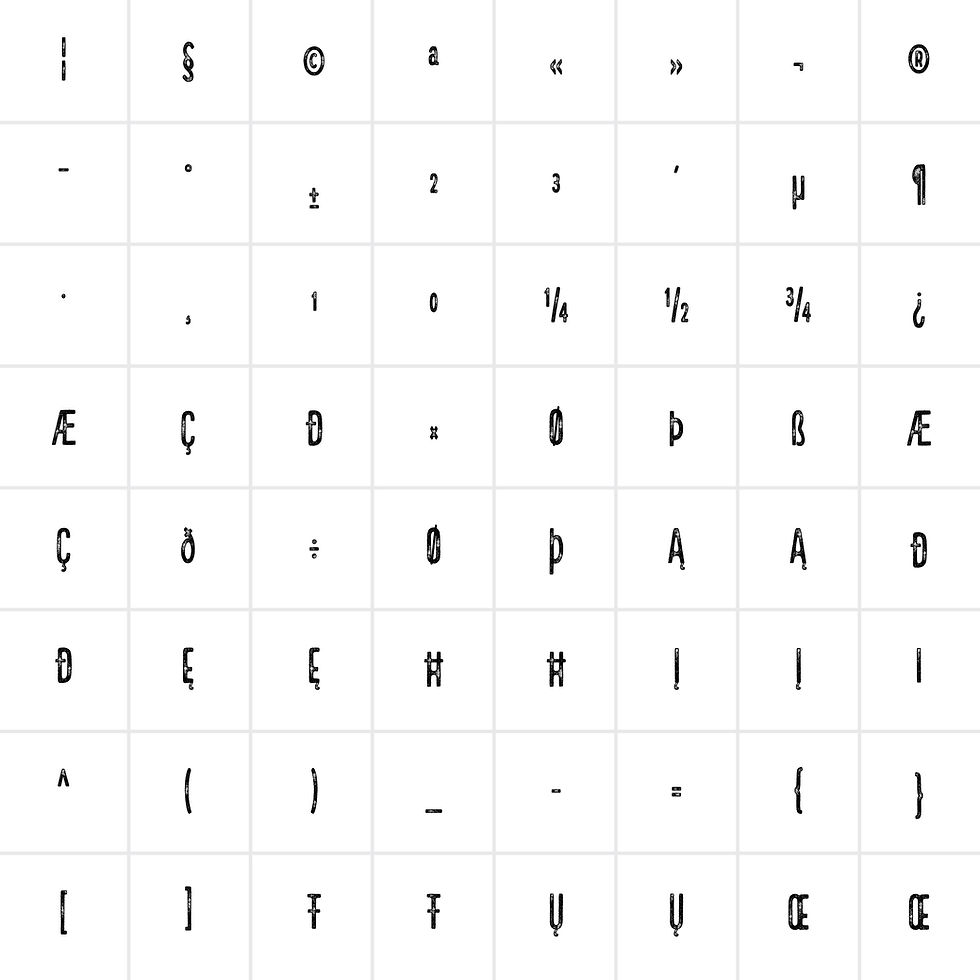 Thumbnail: Local Brewery Five Font