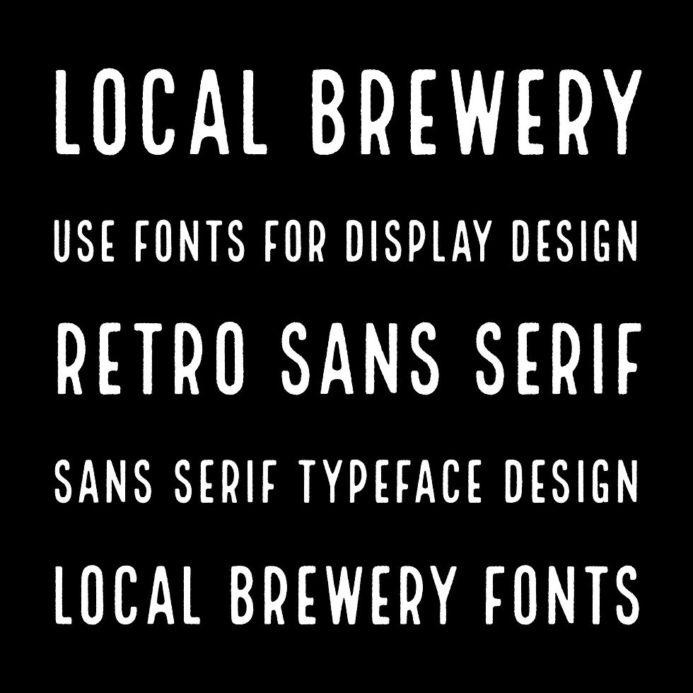 Thumbnail: Local Brewery Four Font