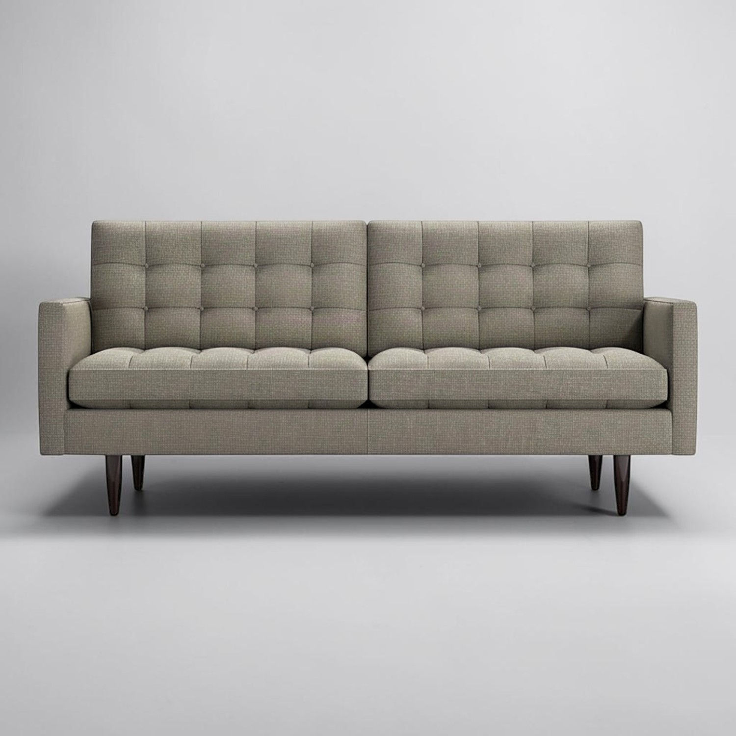 Crate & Barrel Petrie Mid Century Sofa