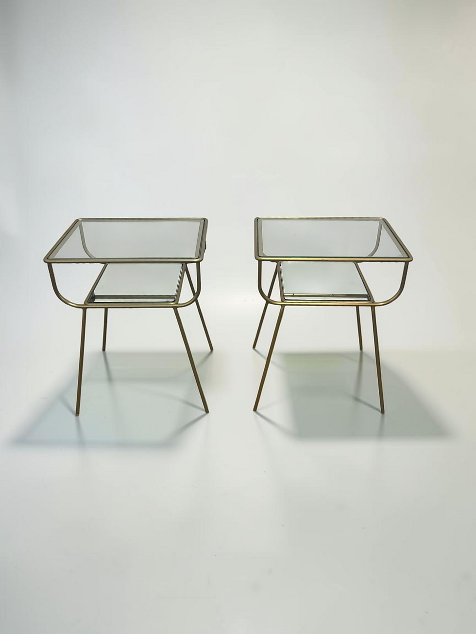 Thumbnail: West Elm Curved Terrace Nightstand Set