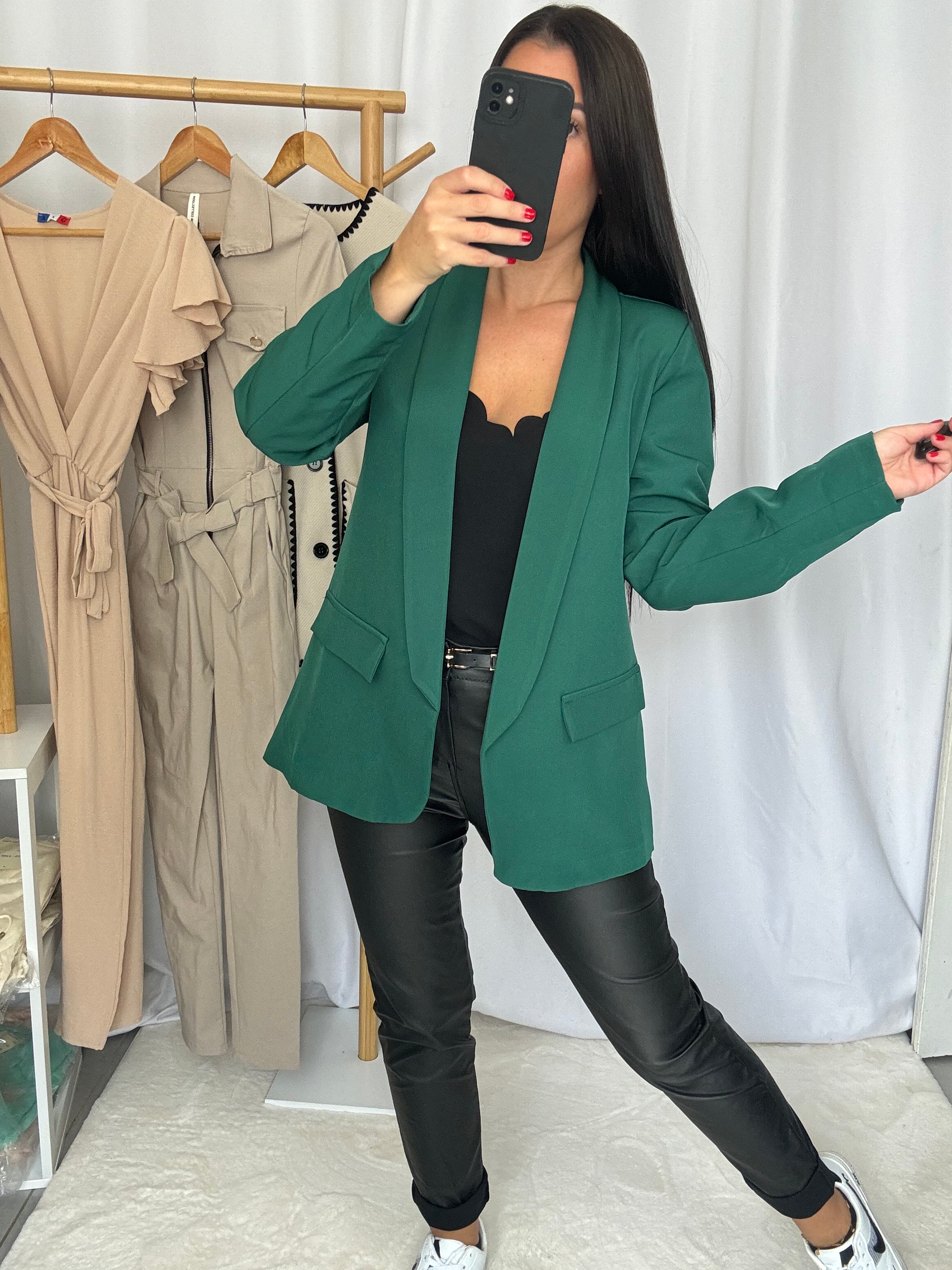 Blazer Vert Emeraude TU
