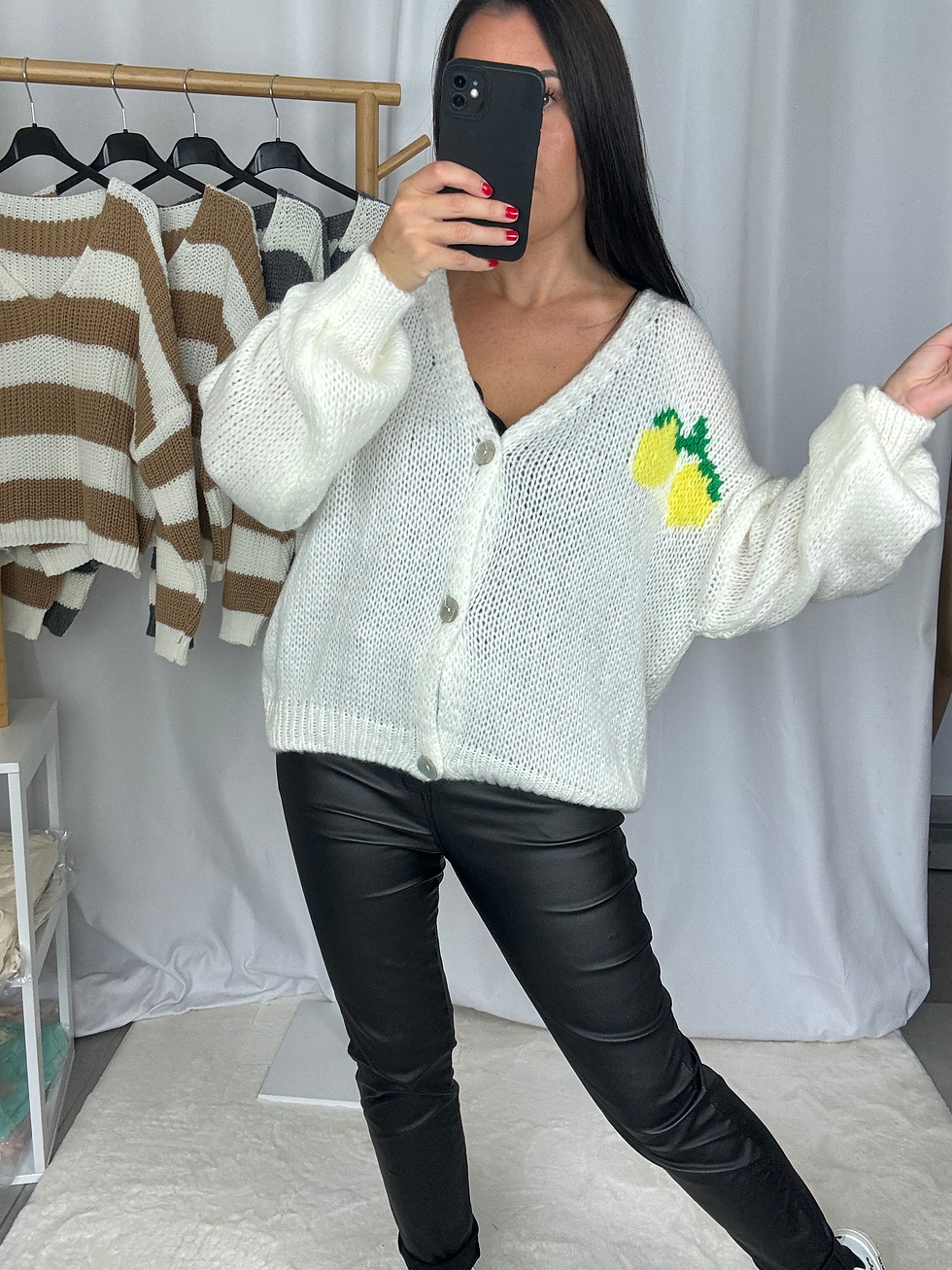 Miniature : Cardigan "Lemoncello" Blanc TU