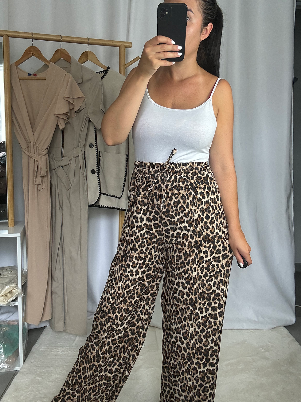 Miniature : Pantalon Fluide Léopard TU