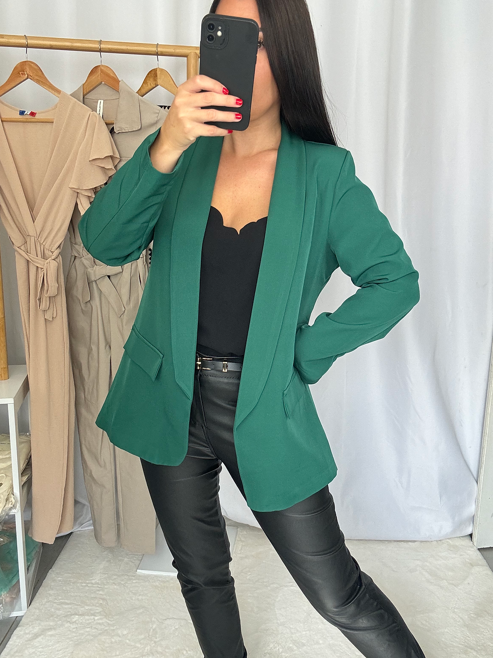 Miniature : Blazer Vert Emeraude TU