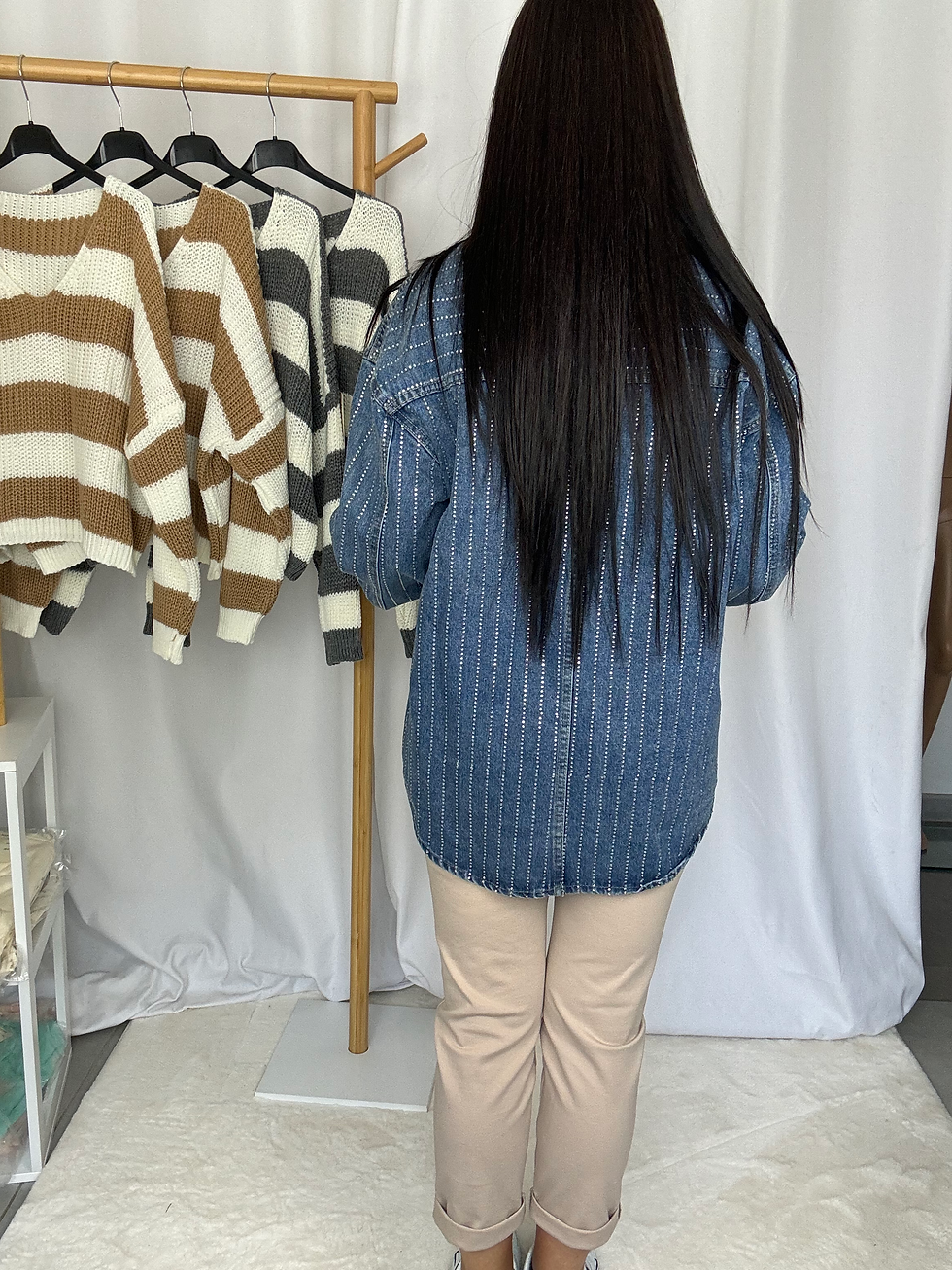 Miniature : Veste en Jean à Strass