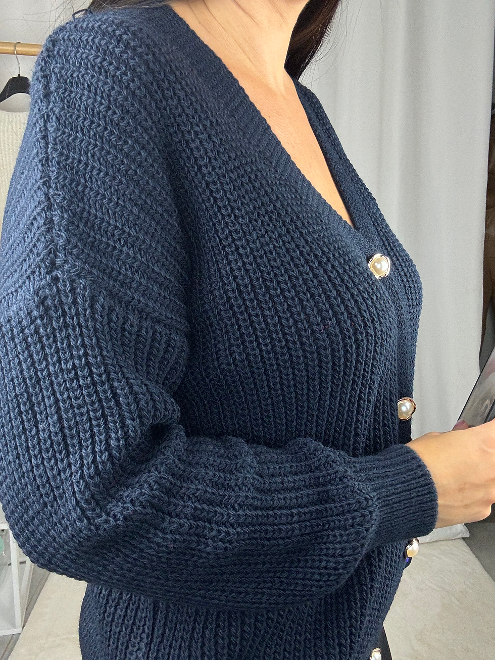Miniature : Cardigan Bleu Marine TU