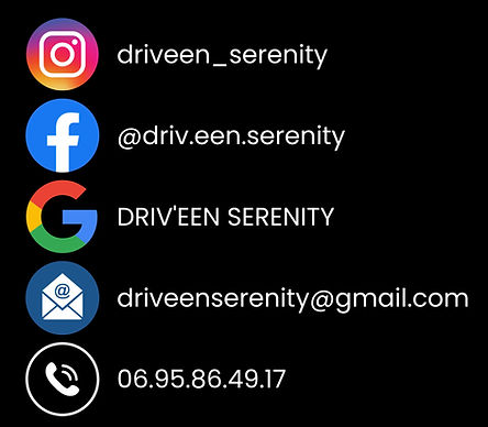 Coordonnées de contact et site internet Instagram Facebook Google mail et téléphone