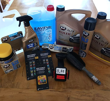 Produits de nettoyage K2-fcm automobiles