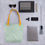 Thumbnail: Green and White Tote bag