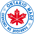 An "ONTARIO MADE" badge (Shaped like a medallion with a red maple leaf in the middle) - This certification is given to those who make a quality product in Ontario.