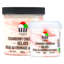 Strawberry Cheesecake pint and 150mL.