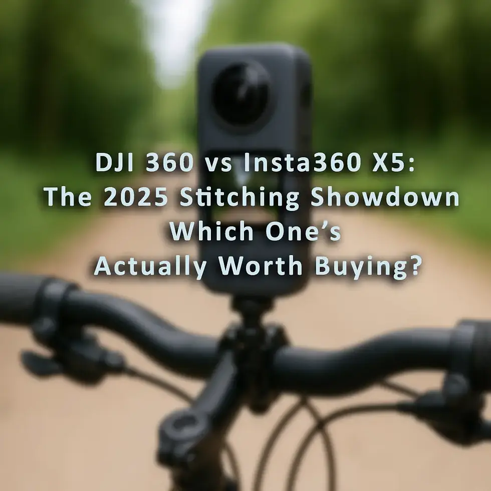 DJI 360 vs Insta360 X5: The 2025 Stitching Showdown — Which One’s Actually Worth Buying?