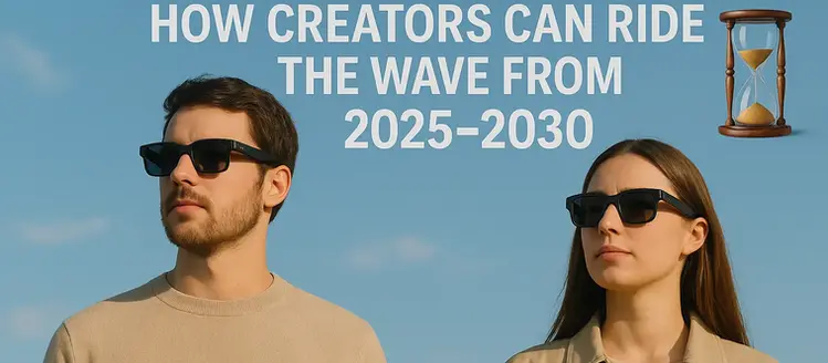 🕶️ Smart Glasses Are Back: How Creators Can Ride the Wave from 2025–2030