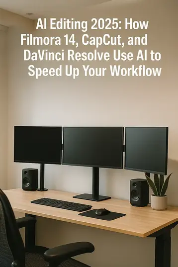 ๐ฌ AI Editing: How Filmora 14, CapCut, and DaVinci Resolve Are Transforming the Creative Workflow