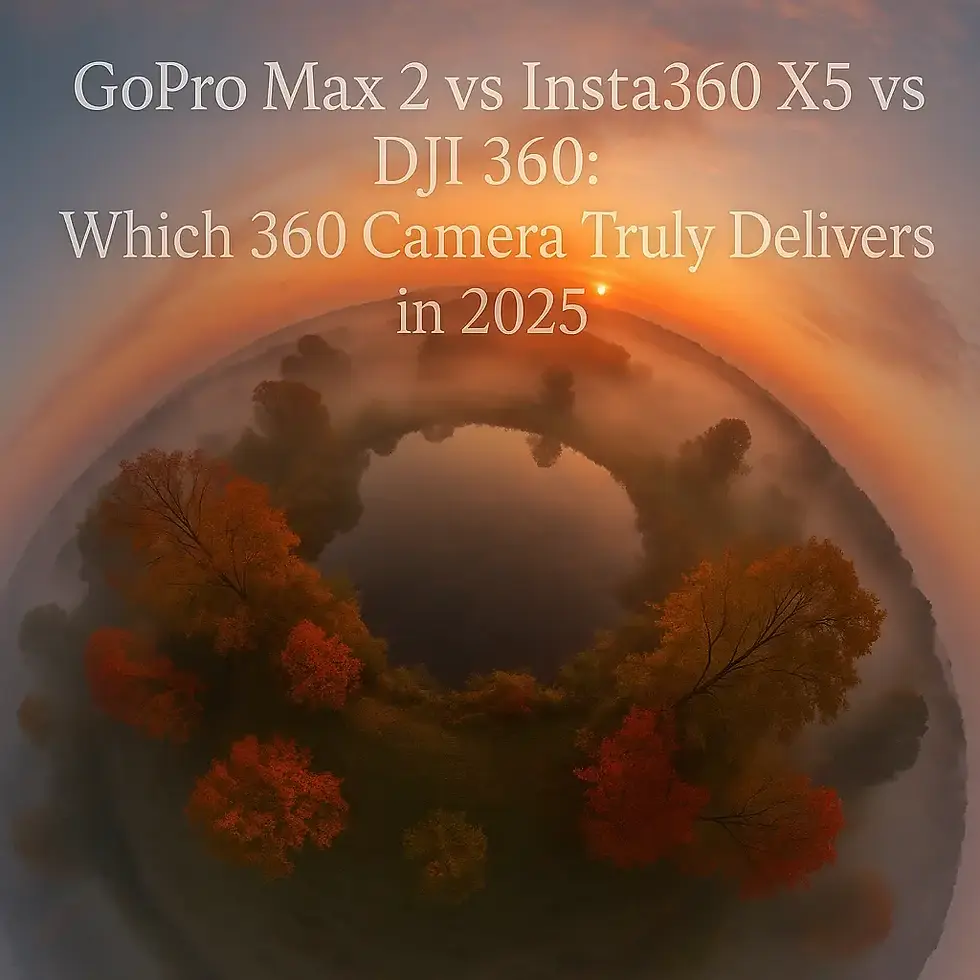 GoPro Max 2 vs Insta360 X5 vs DJI 360: The Real 360 Camera Fight in 2025