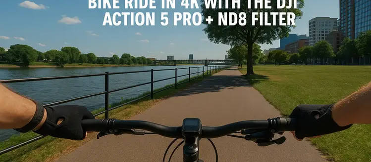 Cinematic Motion on Two Wheels: Bike Ride in 4K with the DJI Action 5 Pro + ND8 Filter