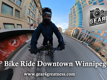 Exploring Downtown Winnipeg in 360° – A Bike Ride Filmed with Insta360 X4