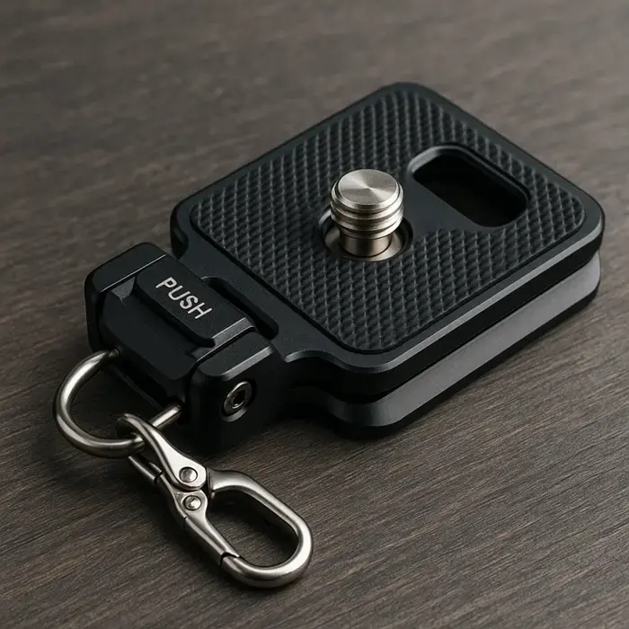 Quick-Release Arca-Swiss Camera Strap Plate