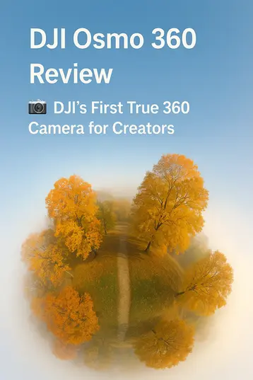 DJI Osmo 360 Review 🎥 DJI’s First True 360 Camera for Creators