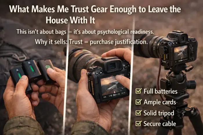 What Makes Me Trust Gear Enough to Leave the House With It