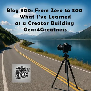 Blog 300: From Zero to 300 – What I’ve Learned as a Creator Building Gear4Greatness