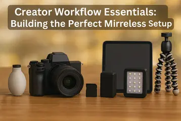🎥 Creator Workflow Essentials: Building the Perfect Mirrorless Setup