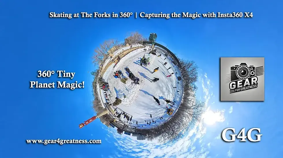 Skating at The Forks in 360° | Capturing the Magic with Insta360 X4