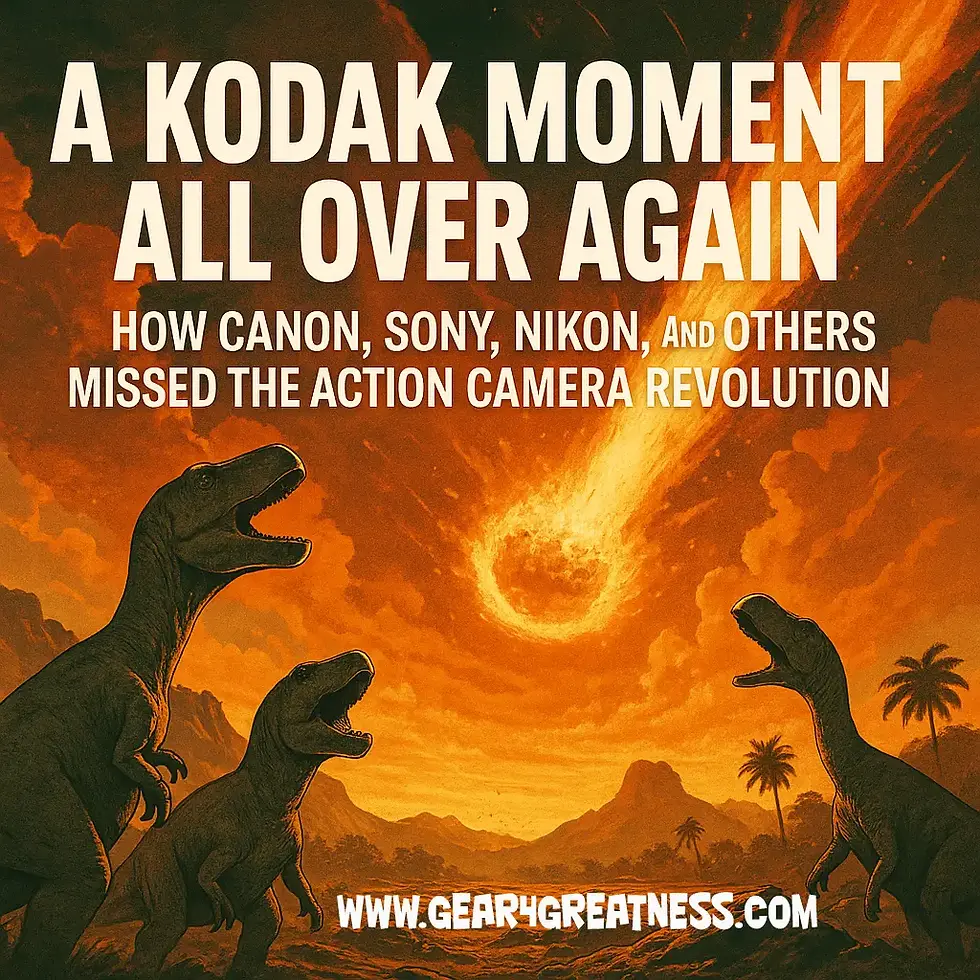 📸 A Kodak Moment All Over Again: How Canon, Sony, Nikon, and Others Missed the Action Camera Revolution