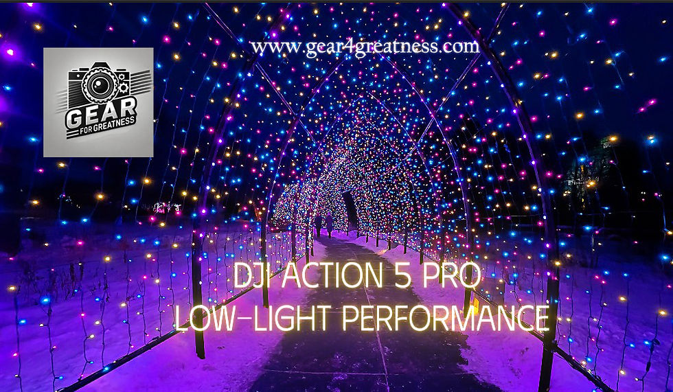 DJI Action 5 Pro in Low Light: How Well Does It Perform?

