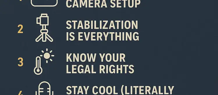 Filming in Crowds: How to Stay Smooth, Legal, and Creative at Summer Events